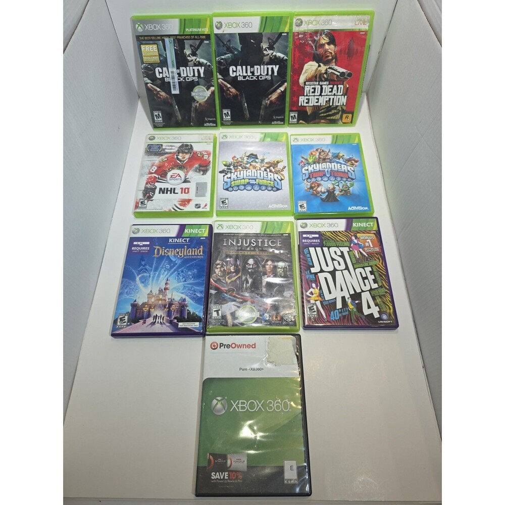 Lot of 10 Xbox 360 Games - Various Condition